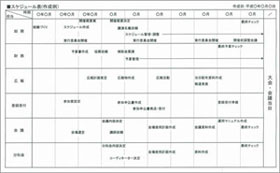 スケジュール表\\\\